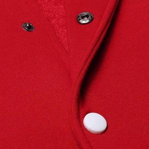 Direct Factory Supply Winter Fashion Men's Thin Stand Collar 100% Wool Eco-Friendly Varsity <b>Jacket</b> High Street Style Popular - Product Image 2