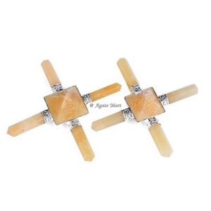 Cristal avec éléments Cristaux Générateur d'énergie Guérison & Décoration intérieure Agate gravée Améthyste Vente - Product Image 4