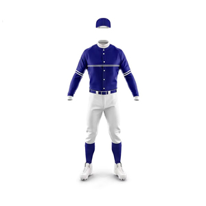 Camiseta de Béisbol al por Mayor, Camiseta de Softbol que Absorbe la Humedad, Camiseta de Béisbol Ecológica, Camiseta de Béisbol con Botones y Rayas - Product Image 3