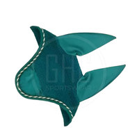 Bonnet d'oreille pour cheval en maille de coton doux de haute qualité, à séchage rapide, confortable, ajustement personnalisable et design moderne pour l'écurie.