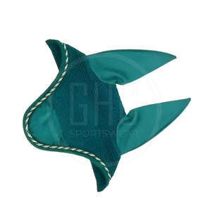 High Quality Soft Cotton Mesh Horse Ear <b>Bonnet</b> with Quick Dry Comfort Customizable Fit & Modern Design for Horse Stable Use - Product Image 3