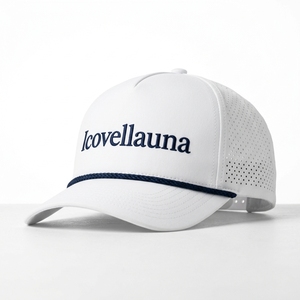 Casquette de golf et de baseball personnalisée perforée au laser, légère, respirante, séchage rapide, brodée OEM, 6 panneaux - Product Image 2