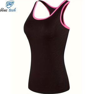 Women Activewear Tank Top Sleeveless Gym Fitness Workout Running Yoga Top Stretch Sportswear Custom Logo & Design Print - Product Image 5