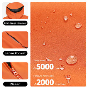 Chaqueta Softshell con Forro Polar para Camping y Senderismo, Impermeable, Táctica, Cortavientos, para Hombre, con Logotipo Personalizado, OEM, ODM, Venta al Por Mayor - Product Image 4