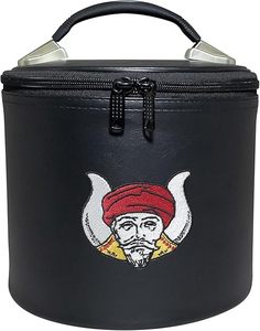 Hand-Embroidered OES Star Fez Case – Deluxe Masonic Fez Cap Storage <b>Box</b>, Imitation Leather. Masonic & Eastern Star Fez <b>Hats</b> - Product Image 4
