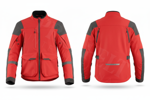 Streetwear Outdoor Waterproof Softshell Biker Jacket Windproof Utility Coat Multi Pocket Durable Riding Wear Custom Logo Jacket - Product Image 5