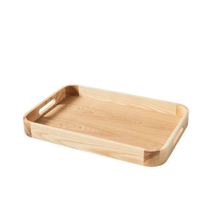 Plateau de service rectangulaire en bois créatif avec finition naturelle, plateau décoratif en bois artisanal pour la maison et la cuisine - Product Image 5