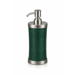 Gold Brass Liquid <b>Soap</b> Dispenser Diamond Pattern Metal Lotion Pump Bottle Countertop <b>Refillable</b> <b>Hand</b> Wash Container For Hotel - Product Image 6