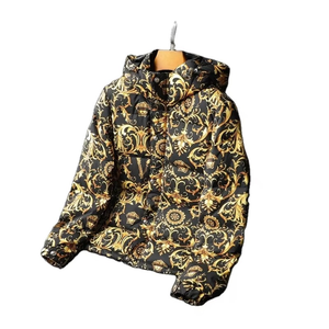 Chaqueta de plumón para hombre, elegante y personalizada, con capucha, acolchada, tipo bomber, premium, cálida para el invierno, para clima frío, al mejor precio. - Product Image 2