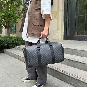 Luxury Designer Pattern Travel Duffle <b>Bag</b> Large Capacity PU Leather Weekender <b>Bag</b> <b>Overnight</b> Luggage <b>Bag</b> - Product Image 3
