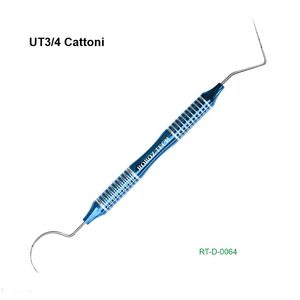 Ergonomic Manual Double Ended Dental UT3/4 Cattoni Explorer RT-D-0064 CE Certified Made of Stainless Steel Roboz Tech Pakistan - Product Image 1
