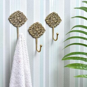 Wall Hooks Set of 3 <b>for</b> Coats Keys Bags | Multipurpose Wall Mounted Hooks <b>for</b> Clothes <b>Towels</b> Hats Caps Home Office <b>Bathroom</b> - Product Image 6