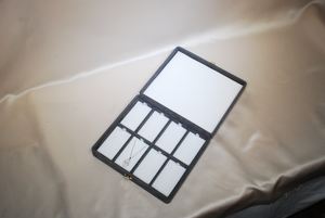 Caja Organizadora de Collares Japonesa Rectangular de Ocho Compartimentos, Esquinas Redondeadas, Interior de Papel de Terciopelo Premium, 243x213x50mm, Día de San Valentín - Product Image 5