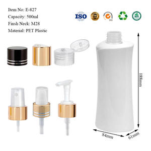พิมพ์ซิลค์สกรีน ออกแบบเองได้ ขายส่ง ปลอดสาร BPA ฝาปิดกันรั่ว OEM ขวดพลาสติก PET 500 มล. ขวดดีไซน์เฉพาะ บรรจุภัณฑ์สั่งทำ - Product Image 5