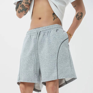 Pantalones Cortos Deportivos para Hombre, 100% Poliéster, Transpirables, de Secado Rápido, Estilo Casual, Cintura Elástica, Tela de Lana, Logotipo Frontal - Product Image 3