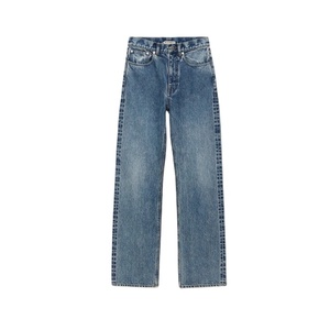 Jeans homme stretch coupe droite délavés personnalisables – Confortables pour l'extérieur – Pantalon en jean pour homme pour l'hiver et l'automne - Product Image 3