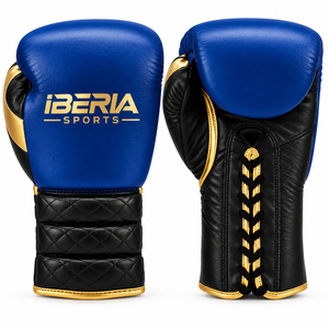 IBERIA Custom Boxing Gloves for Training Sparring and Heavy <b>Bag</b> with Lace Up <b>Wrist</b> Closure OEM Wholesale Premium Gloves - Product Image 1