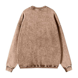 Breathable Street Wear Men Acid Wash Sweatshirt Hot Selling <b>Light</b> Weight Men Basics Acid Wash Sweatshirt - Product Image 6