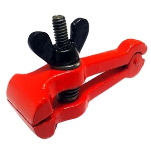 Pince à étau en bois rouge avec mécanisme de serrage à écrou à oreilles pour la fabrication de bijoux et les services de fabrication d'échantillons/moules - Product Image 1