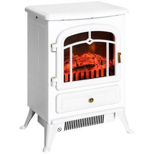 Caminetto Elettrico Moderno da 22 Pollici con Effetto Fiamma LED, 750W/1500W, in Vetro, per Uso Domestico e Alberghiero, Installazione a Incasso - Product Image 1