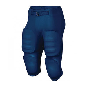 Pantalones de Fútbol Americano Negros para Hombre con Rodilleras Integradas y Cinturón Ajustable para Entrenamiento Deportivo - Product Image 3