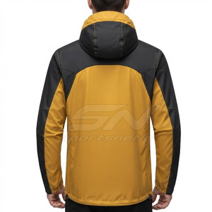 Chaqueta impermeable para senderismo para hombre, ligera, con capucha, transpirable, con cremallera, para trekking, montañismo y aventuras. - Product Image 4