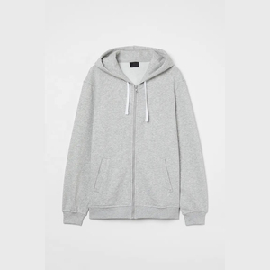 Sweat à capuche zippé brodé sur mesure pour homme, doublé polaire, 100 % coton respirant et écologique pour l'hiver - Product Image 1