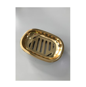 Modern Brass Soap Dish Handmade Gold Plated Brass Serving Bowl for Home Decor Bathroom Accessories White - Product Image 5