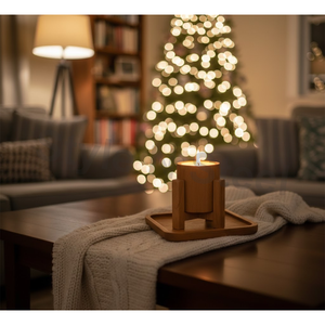 PDWC – 05 Velas de Cera de Soja de Madera, Velas Aromáticas para Navidad, Pascua, Cumpleaños, San Valentín, Diwali, Bares y Festividades - Product Image 1