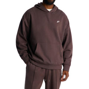 เสื้อฮู้ดดี้โอเวอร์ไซส์ผู้ชาย ผลิตตามแบบที่กำหนดเอง ผ้าฝ้ายผสมโพลีเอสเตอร์ น้ำหนักเบา เป็นมิตรกับสิ่งแวดล้อม คุณภาพสูงสุด สำหรับธุรกิจ B2B - Product Image 1