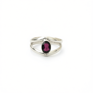 Designer <b>Garnet</b> Fine <b>Ring</b> 3.1 Grams Weight - Product Image 2
