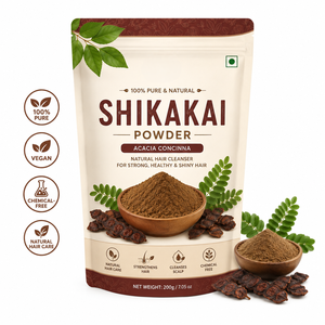 Poudre de Shikakai en marque blanche 200g – Poudre naturelle d'Acacia Concinna pour le nettoyage des cheveux, le nettoyage du cuir chevelu et l'entretien capillaire - Product Image 2