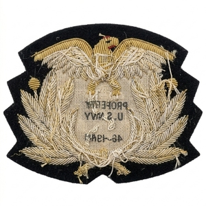 Écusson brodé personnalisé Aigle Doré et Ancre, à coudre, pour uniformes, vestes et vêtements - Product Image 6
