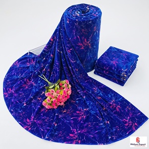 Tissu en velours imprimé feuille d'aluminium de haute qualité, multicolore, pour vêtements de mode, textiles de maison, fabricant de tissus sur mesure OEM ODM - Product Image 2