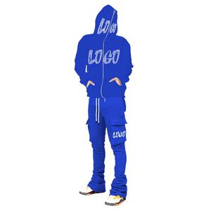 Chándal personalizado OEM de alta calidad para hombre, chándal al por mayor, conjunto de chándal con capucha y cremallera de cara completa más vendido para hombre - Product Image 3