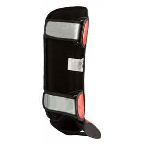 Protège-tibias en cuir PU, design personnalisable, ajustement universel, légers, pour la boxe et l'entraînement MMA, avec emballage personnalisé. - Product Image 6