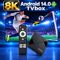 Boîtier TV intelligent 8K H96 MAX RK3518, 2 Go 16 Go, 8K, Wi-Fi double bande 5G, BT5.4, lecteur multimédia vidéo, Allwinner H618, Android 14.0, décodeur
