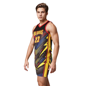 Conjunto de Uniforme de Baloncesto Personalizado y Económico, Camiseta y Pantalones Cortos Duraderos de Secado Rápido, Ropa Deportiva para Entrenamiento, Suministro al por Mayor, Uniformes de Todos los Tamaños - Product Image 2