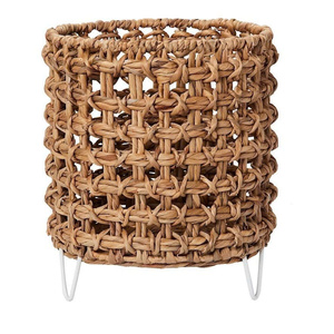 Unique <b>Planter</b> Natural Water Hyacinth Plant Pots Holder With Metal Stand Indoor Flower Pots & <b>Planters</b> Handmade - Product Image 3