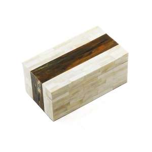 Boîte à bijoux artisanale en bois et os incrustés, qualité supérieure, en bois et résine, pour femmes, emballage et vente personnalisés - Product Image 2