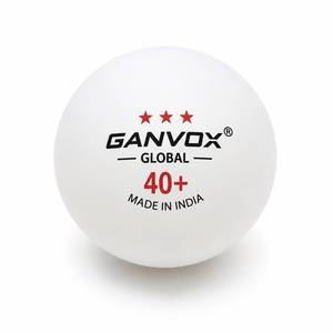 GANVOX 3 Star <b>Table</b> <b>Tennis</b> Balls 40+ Plastic Made In India Standard Grade Durable - Product Image 1