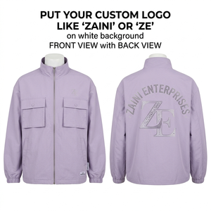 Polyester/Nylon Canvas 120 GSM Men <b>Winter</b> Windbreaker <b>Jacket</b> <b>Waterproof</b> Breathable High Street Custom Logo Print OEM ODM - Product Image 1