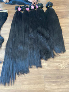 Extensiones de cabello humano vietnamita sin procesar Cabello de trama recta, paquetes de cabello crudo sin procesar Asequible - Product Image 6