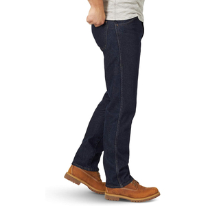 Vaqueros de mezclilla duraderos de corte regular, algodón suave y elástico, movimiento cómodo, modernos, casuales, prácticos, con bolsillos, pantalones para hombre, ropa para exteriores. - Product Image 3