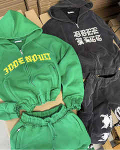 Conjunto de Pantalones Anchos y Camisetas con Logotipo Personalizado al por Mayor, Trajes Deportivos Cortos Casuales de Verano para Mujer - Product Image 2