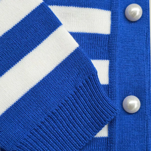 Custom Front Logo ZPB Women's Sorority Gift <b>Cardigan</b> <b>Sweater</b> Casual Print Knitted Long Sleeve Button <b>Sweater</b> Wholesale OEM ODM - Product Image 4