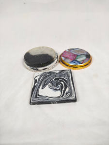 Sous-verres en résine époxy de luxe écologiques de 4 mm d'épaisseur, motif floral, ensemble de moules pour sous-verres, plaques, tapis faits à la main, vente en gros - Product Image 3