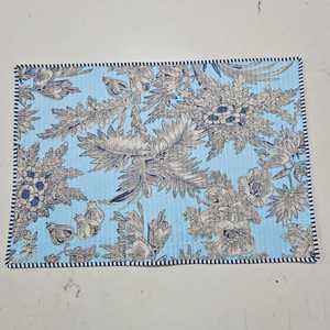 Modern Boho Quilted Table Mats Cotton Dining <b>Placemats</b> Heat Resistant Washable Wholesale Export Collection For Hotels, Resorts - Product Image 1