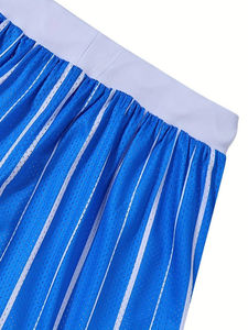 Pantalones Cortos de Baloncesto de Malla Transpirable con Logotipo Personalizado, 5 Pulgadas de Entrepierna, Poliéster Sólido, Deportivos, Casuales, Tallas Grandes, OEM, con Bolsillo - Product Image 4