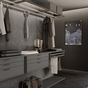 Armoire encastrée sur mesure JY Project, tiroirs en bois, rangement de luxe, meubles de chambre à coucher, usine au Vietnam - Product Image 3